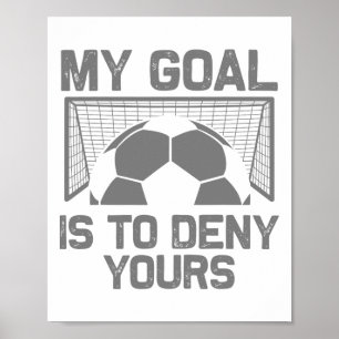 Poster Art Gardien de But de Football Pour Hommes Femmes