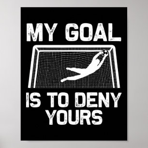 Poster Art Gardien de But de Football Pour Hommes Femmes
