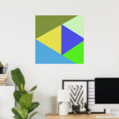 Poster art géométrique (Bureau à domicile)