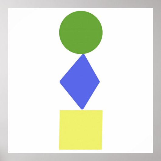 Poster art géométrique (Devant)