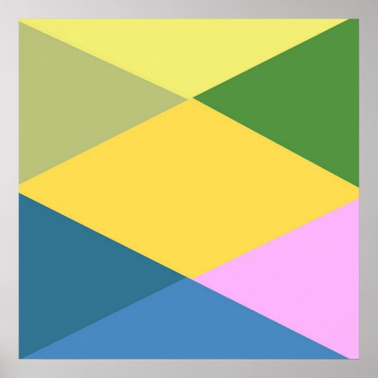 Poster art géométrique (Devant)