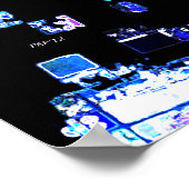 Poster Art géométrique Abstrait (Coin)