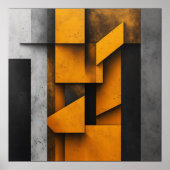 Poster Art Géométrique Industriel (Devant)