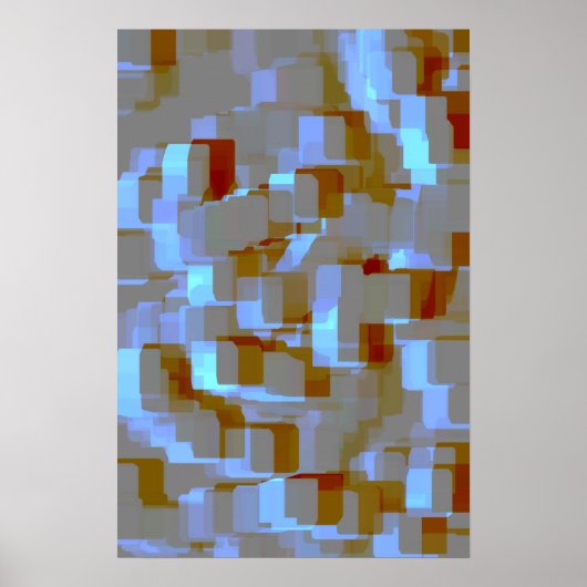 Poster Art géométrique "Koi Pond" (Devant)