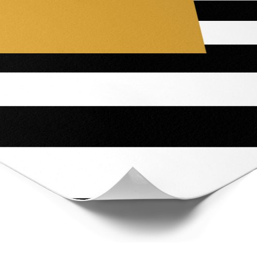 Poster Art géométrique moderne (Coin)