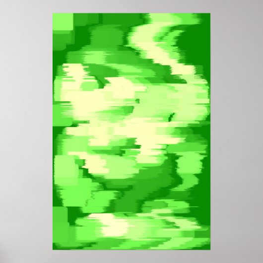 Poster Art géométrique "Spinner Salade" (Devant)