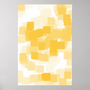 Poster Art géométrique "Tangerine"
