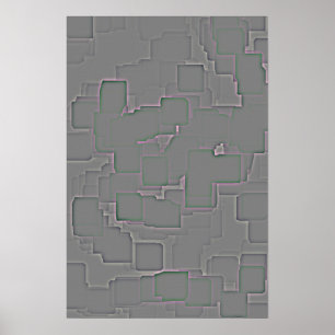 Poster Art géométrique "Twilignt"