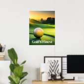 Poster Art Golf's Finest (Bureau à domicile)