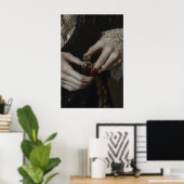 Poster Art gothique imprimable de vampire victorien sombr (Bureau à domicile)