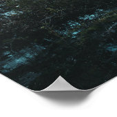 Poster Art gothique Marais forestier sombre (Coin)