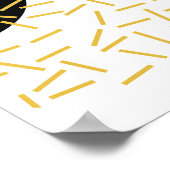 Poster Art graphique géométrique urbain simple, moderne e (Coin)