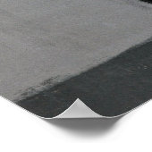 Poster Art gris et Brown Abstrait (Coin)