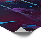 Poster Art Husky coloré (Coin)