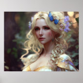 Poster Art IA Beauté et mode Modèle (Devant)