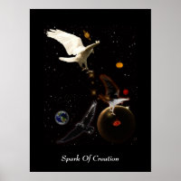 Art Imaginaire corbeau blanc