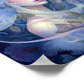 Poster Art Imaginaire Fairy Bleu (Coin)