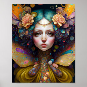 Poster Art Imaginaire Fairy Trippy