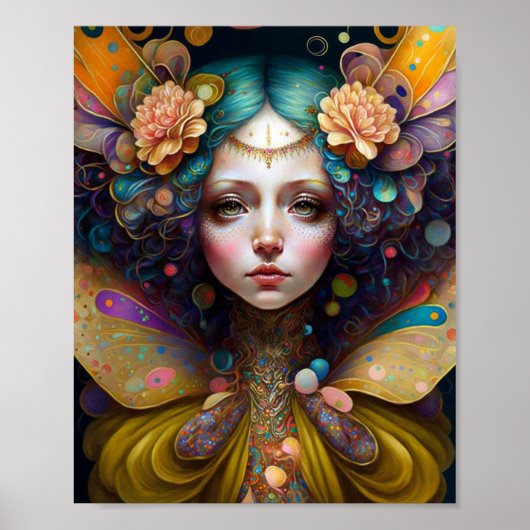 Poster Art Imaginaire Fairy Trippy (Devant)