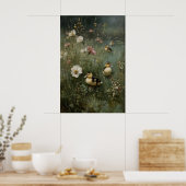 Poster Art imprimable de canetons antiques, canard minima (Cuisine)