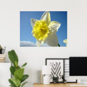 Poster ART IMPRIMANTES Daffodil Jaune Fleurs Toile (Bureau à domicile)