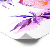 poster art imprimé fleurs (Coin)