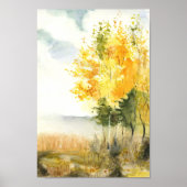 Poster Art imprimer paysage automne (Devant)
