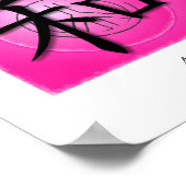 Poster Art Imprimer Symbole Chinois Pour La Paix Sur La P (Coin)