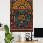 Poster Art Inca (Bureau à domicile)