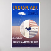 Poster Art indien en Amérique 1936 WPA (Devant)