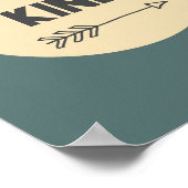 Poster Art Inspirant de Bienveillance - Art de Nursery (Coin)