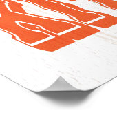 Poster Art inspirant - Nous dansons dans cette cuisine (Coin)