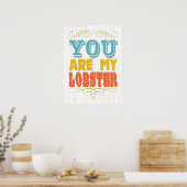 Poster Art Inspirationnel - Homard (Cuisine)