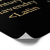 Poster Art Inspirationnel - Lave (Coin)