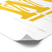 Poster Art inspirationnel - Soyez le changement que vous (Coin)