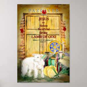 Poster Art inspiré de Pesach de pâque