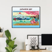 Poster Art japonais (Bureau à domicile)