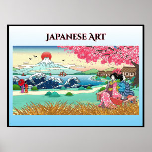 Poster Art japonais