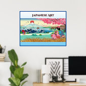 Poster Art japonais (Bureau à domicile)