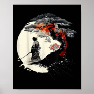 Poster Art Japonais Aikido Arbre De Vie Paix Art De Guerr