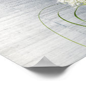 Poster Art japonais de l'arrangement floral (Coin)