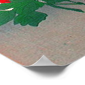 Poster Art Japonais - Deux Femmes Parlant Dans Le Jardin (Coin)