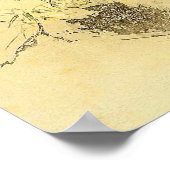 Poster Art Japonais - Un Samouraï Avec Arc À Longbow Et F (Coin)