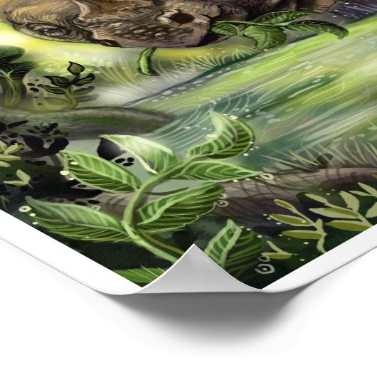 Poster Art Javan Rhino (Coin)