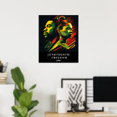 Poster Art Junetten (Bureau à domicile)