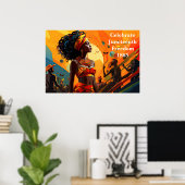 Poster Art Junetten (Bureau à domicile)