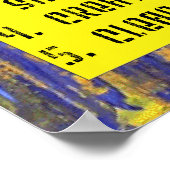 POSTER ART KLASSE REGELS (Hoek)