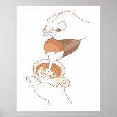 Poster Art latte (Devant)