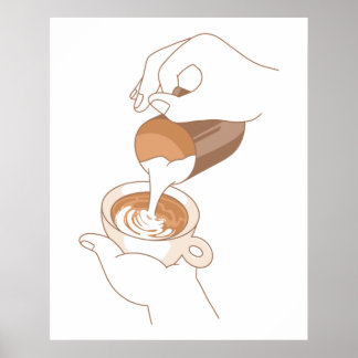 Poster Art latte