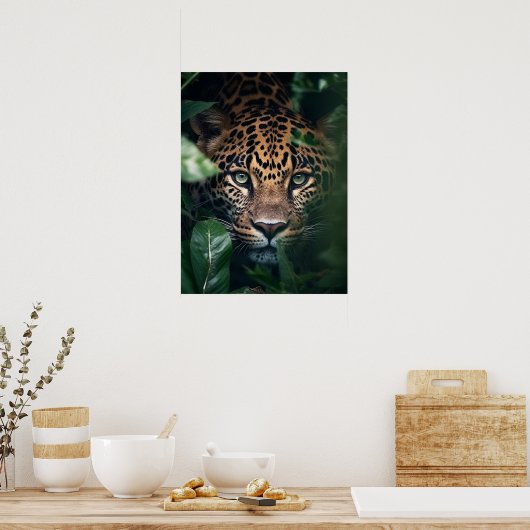 Poster Art Leopard (Cuisine)